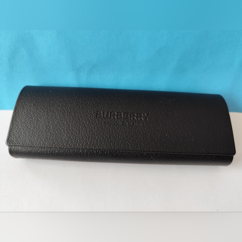 Burberry Sunglasses CASE Black Leather Hard Shell
